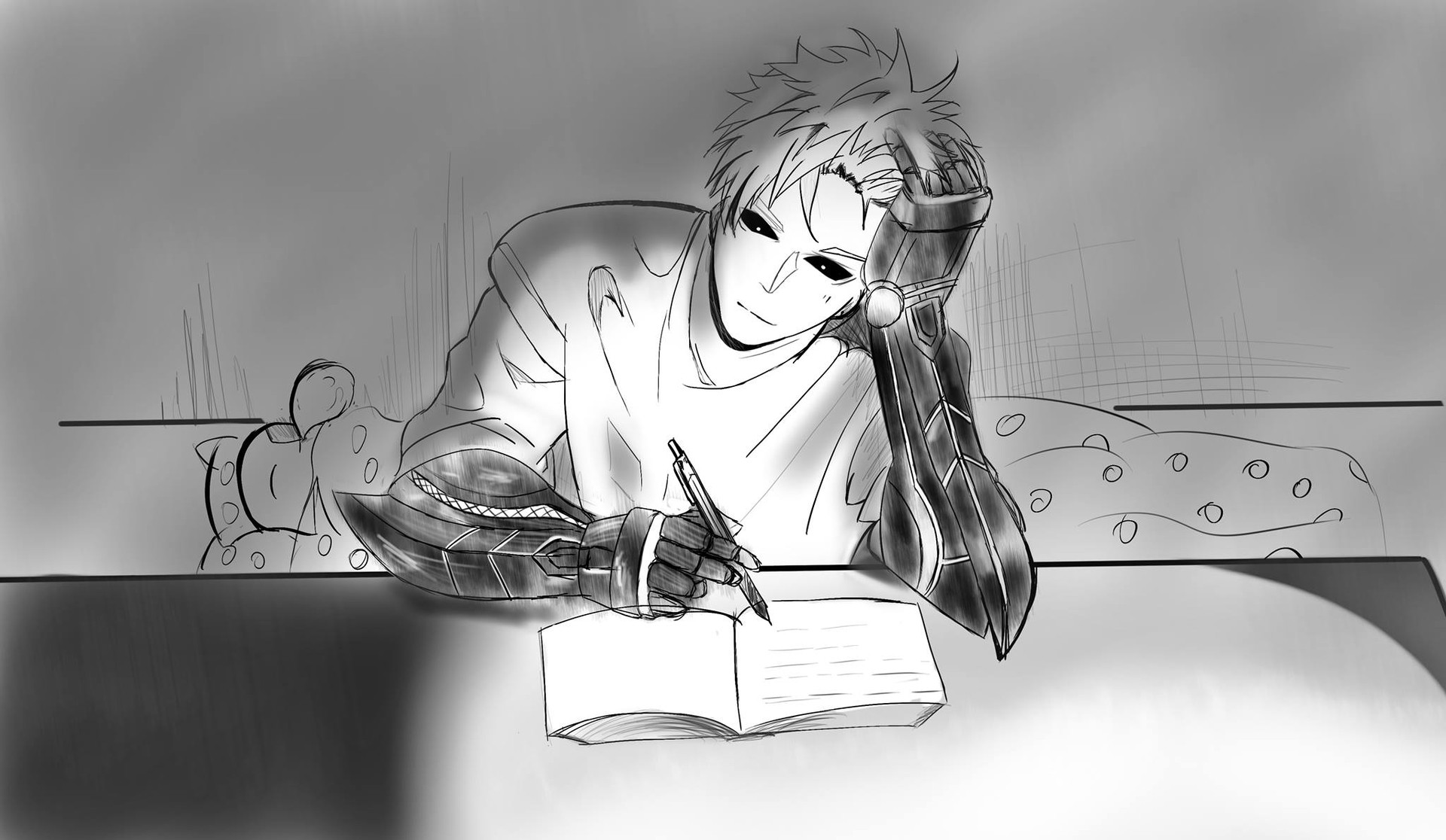 Genos (réalisation sur tablette) par Kakui