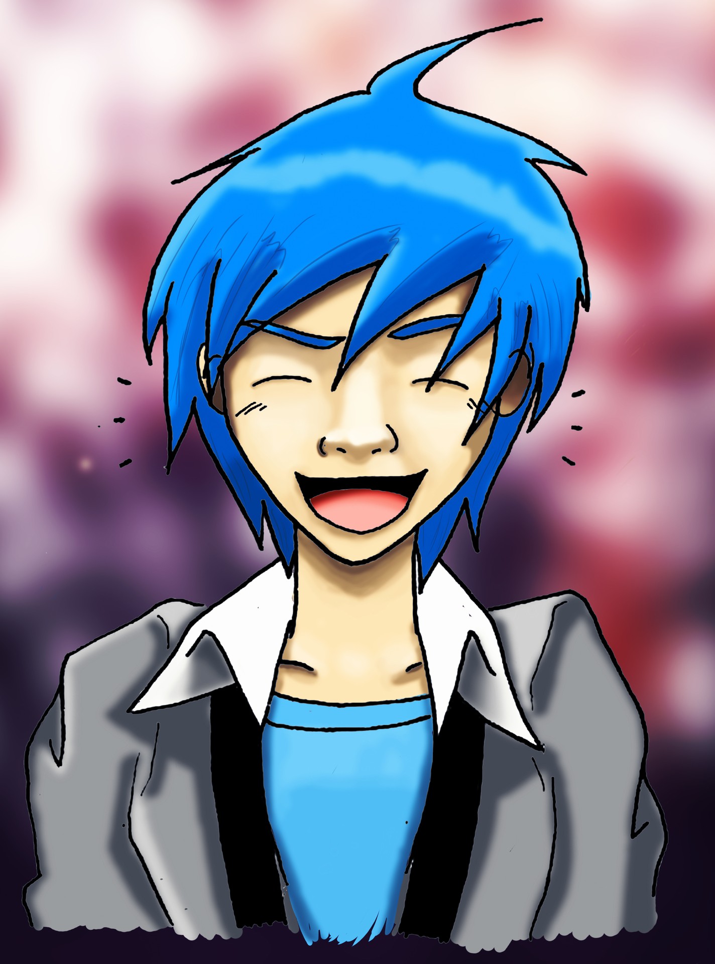 Blue Face par Alexian Ozga