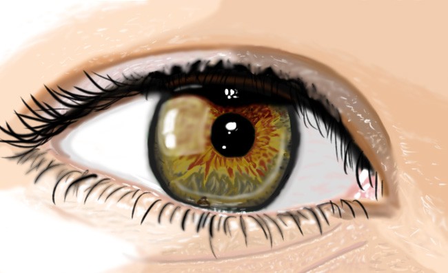 oeil par Kyllian Bouyssou