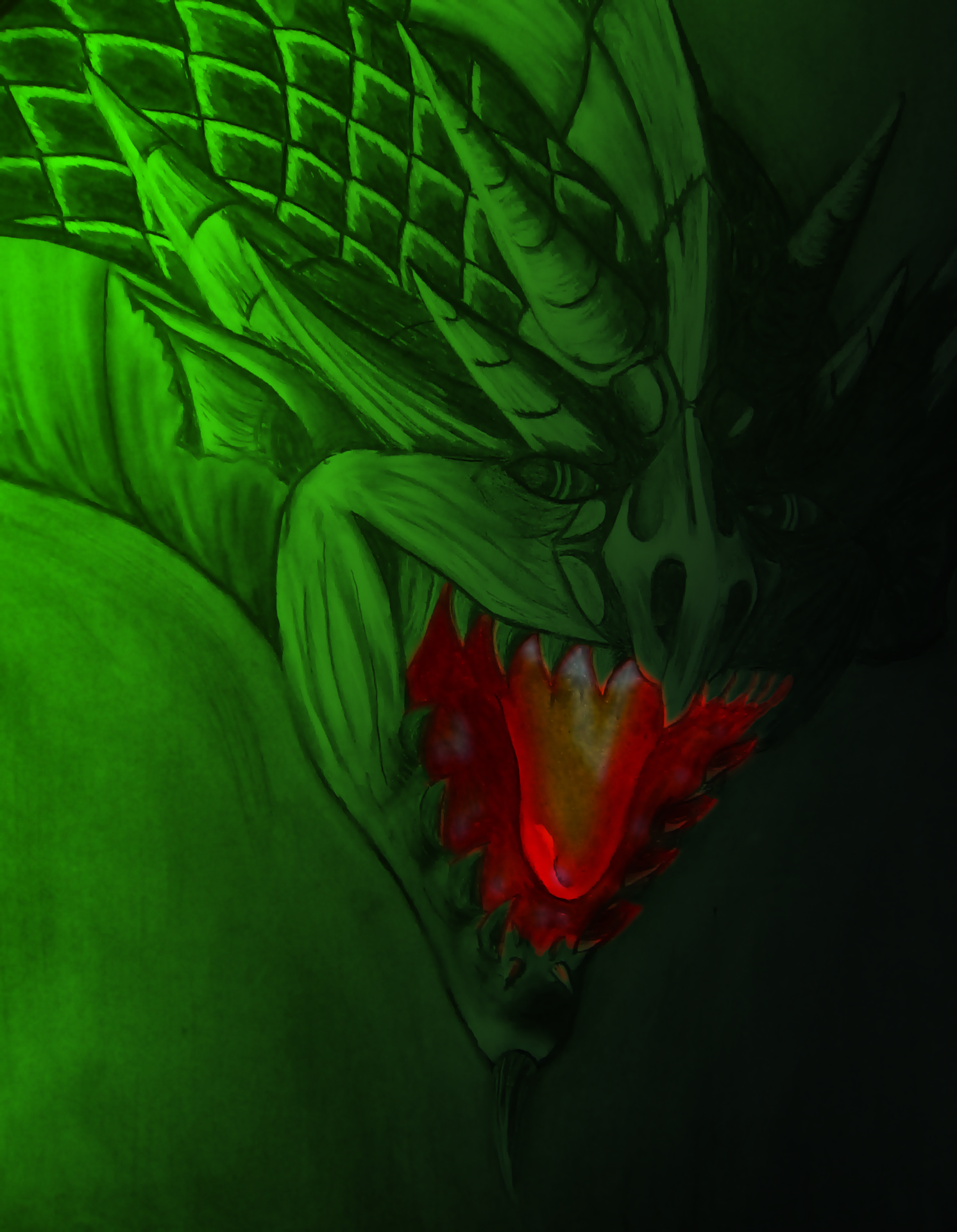 Dragon zombie par Boudz