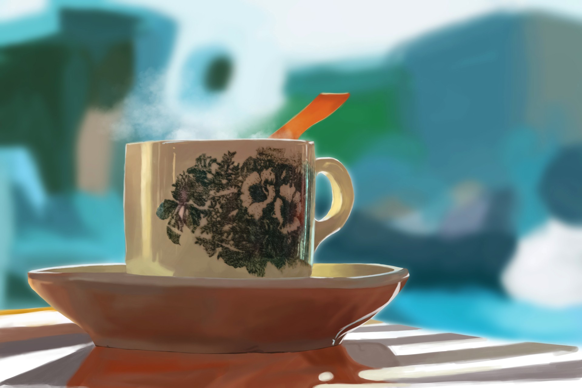 tasse par Marjorie Bringard