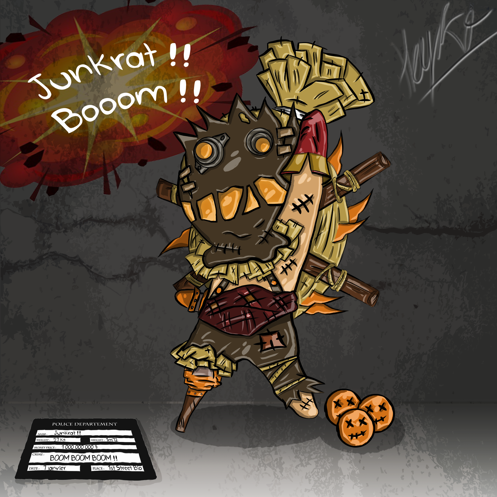junkrat par Guillaume Godart