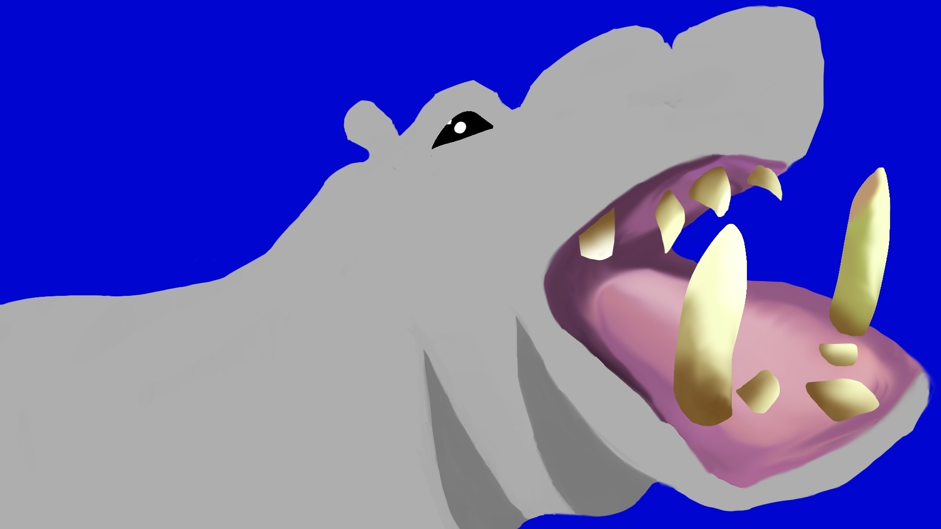 Hippopotame N°3 par Keitrax