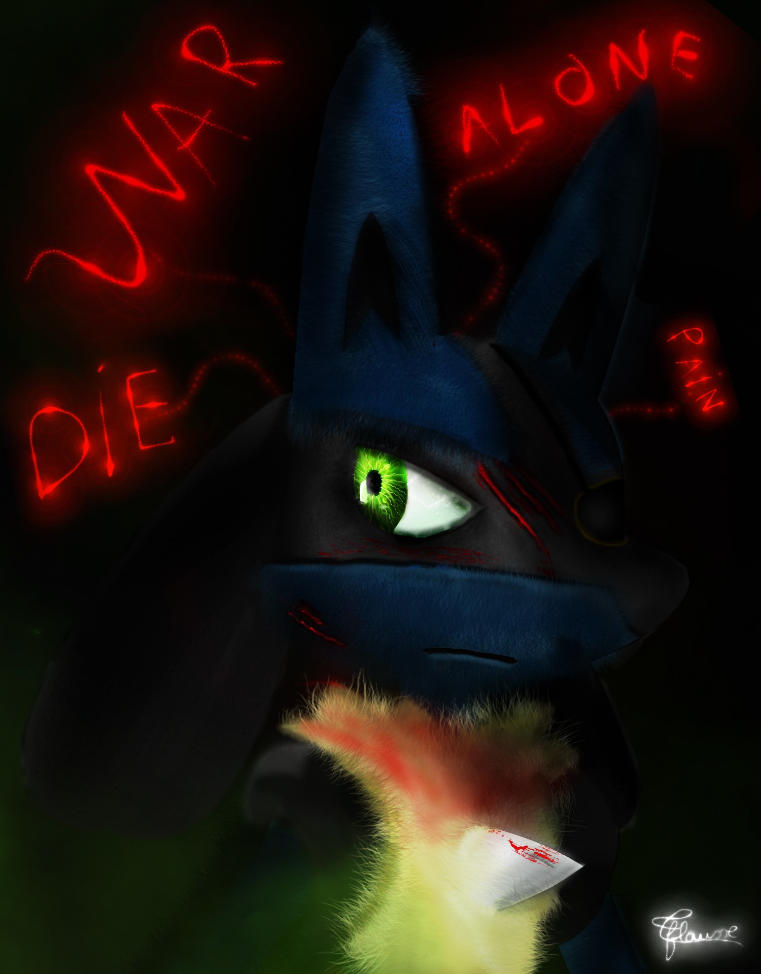 Lucario_Soldier_by_theosaure10400 par Oethsan
