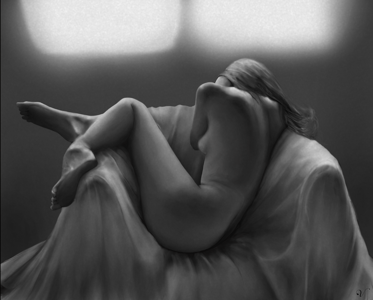 Etude Fine Art - Femme nue par Vince