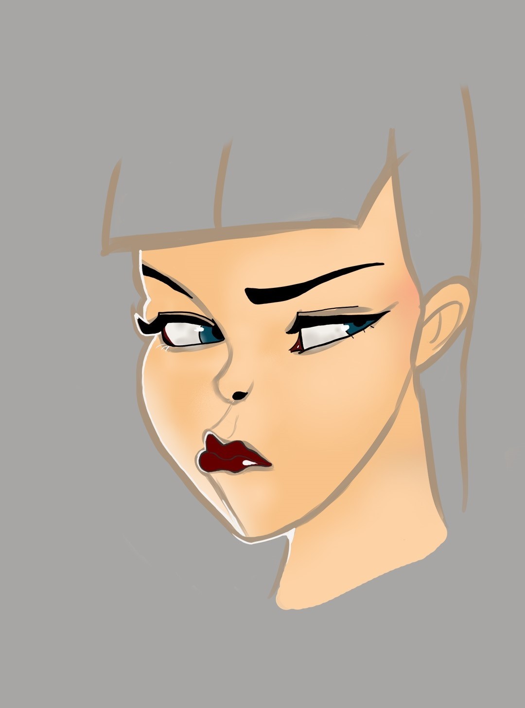 mon premier digital painting par Panic