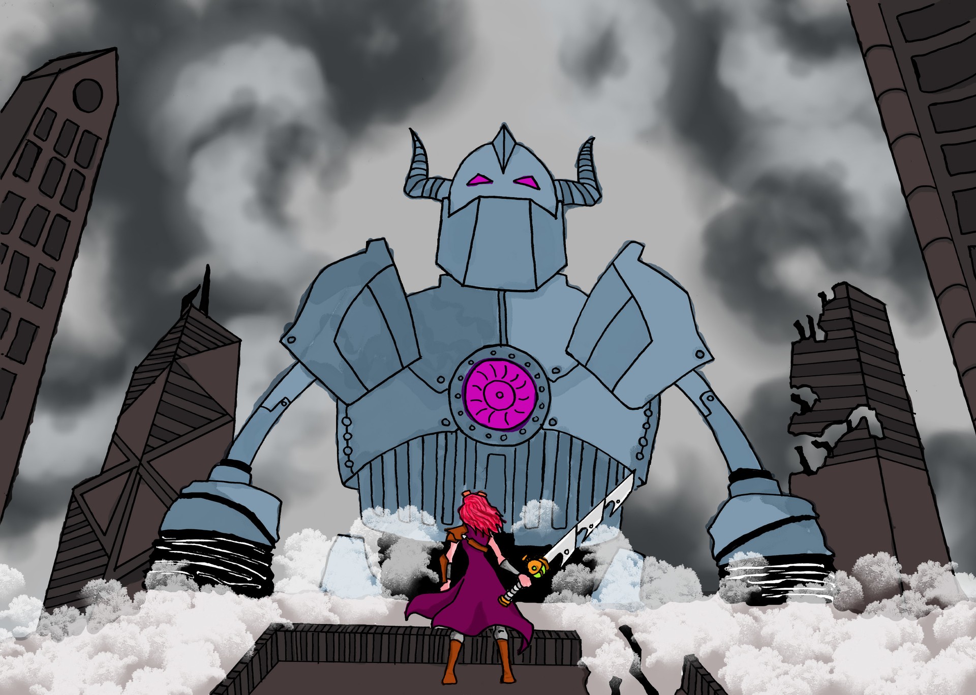 Digital Painting Test Ecosphere par Riocamy