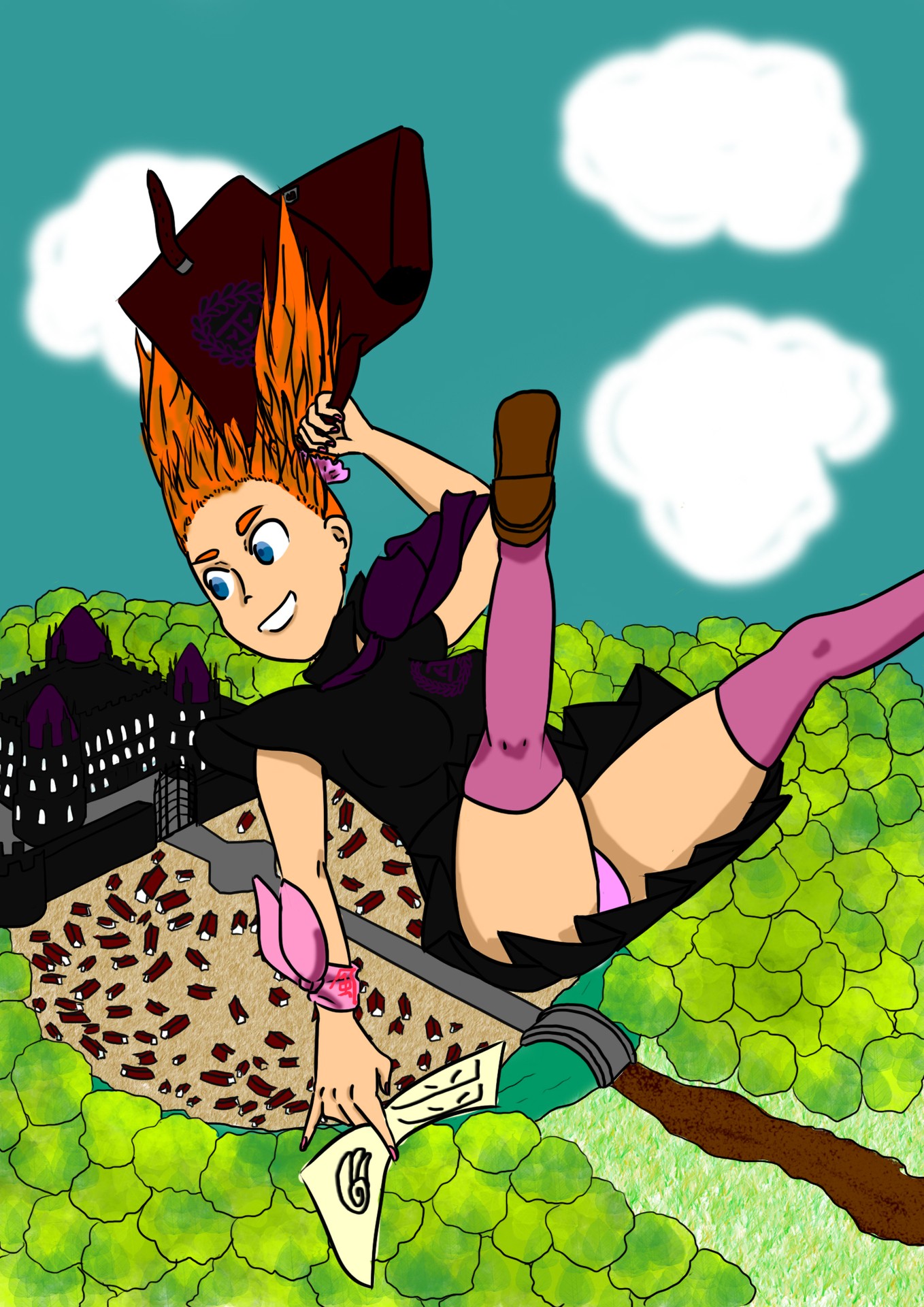 1er dessin sur phs par Aster