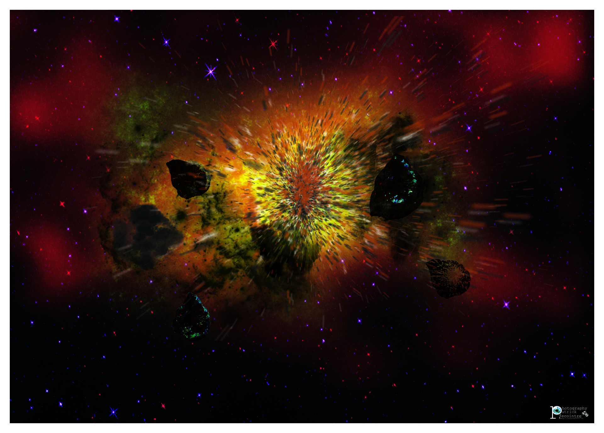explosion dans l'univers par Patrick Lecointre