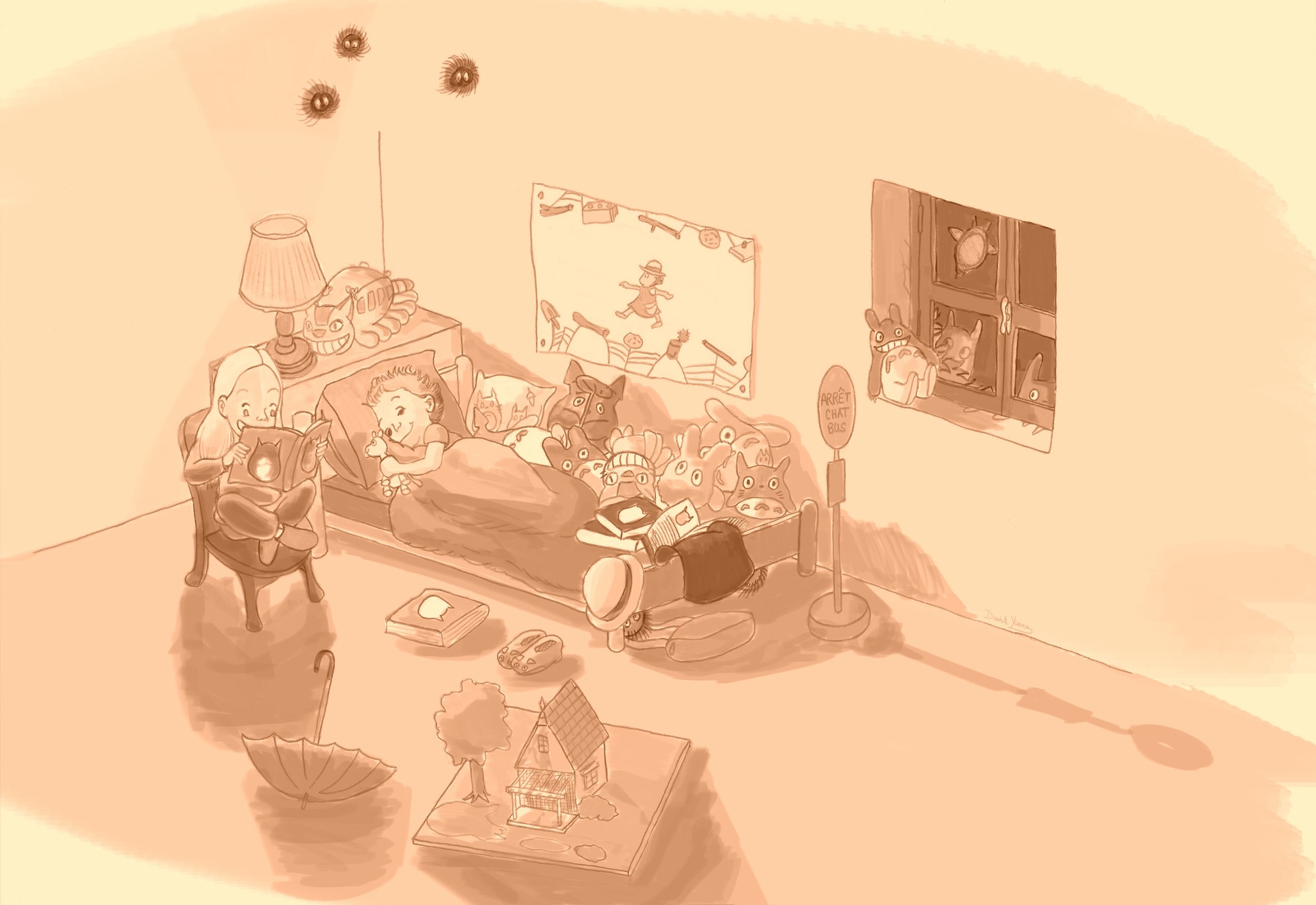 Couverture complète colo sépia par DavidYanne