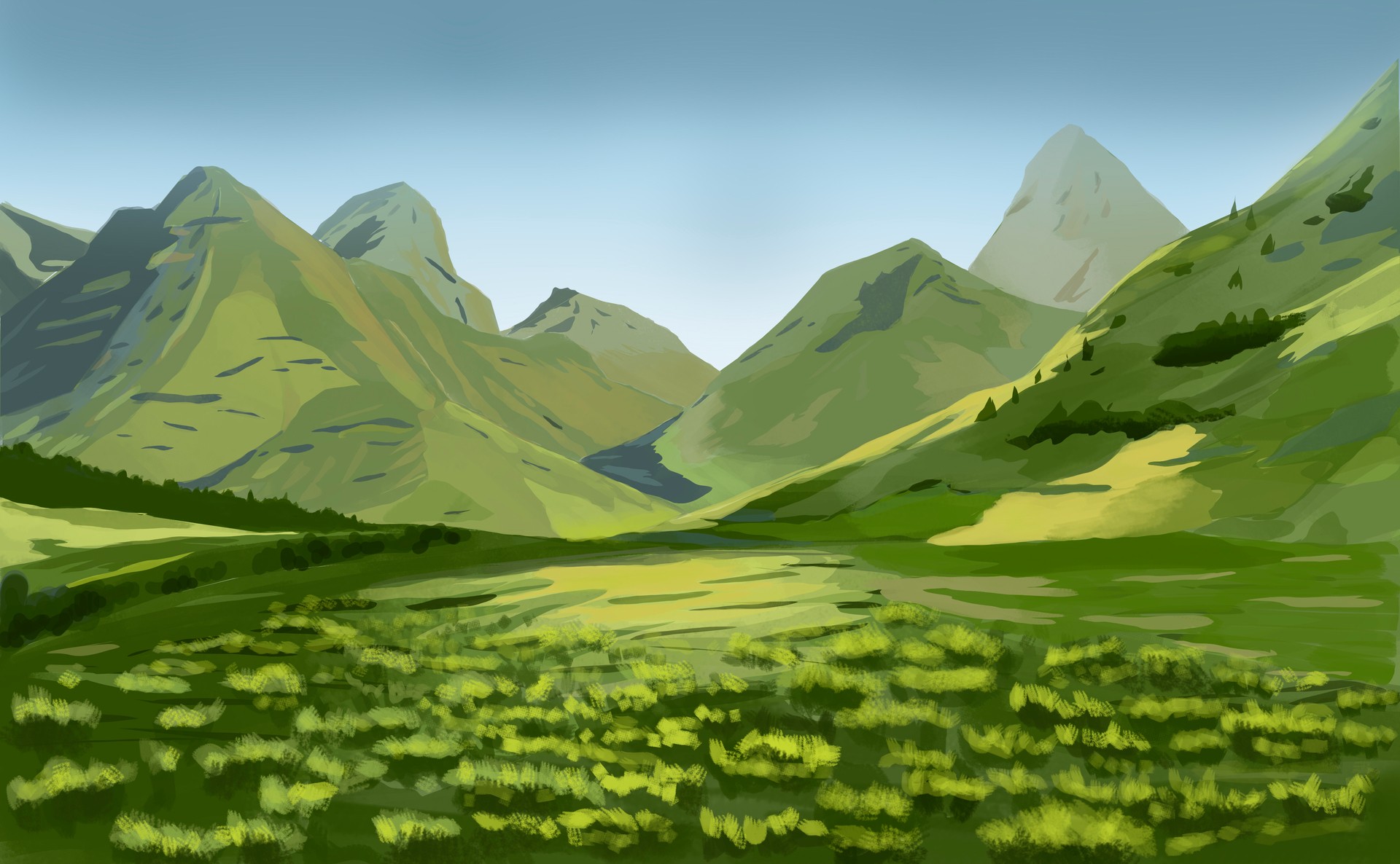 montagnes par Marie-Aude