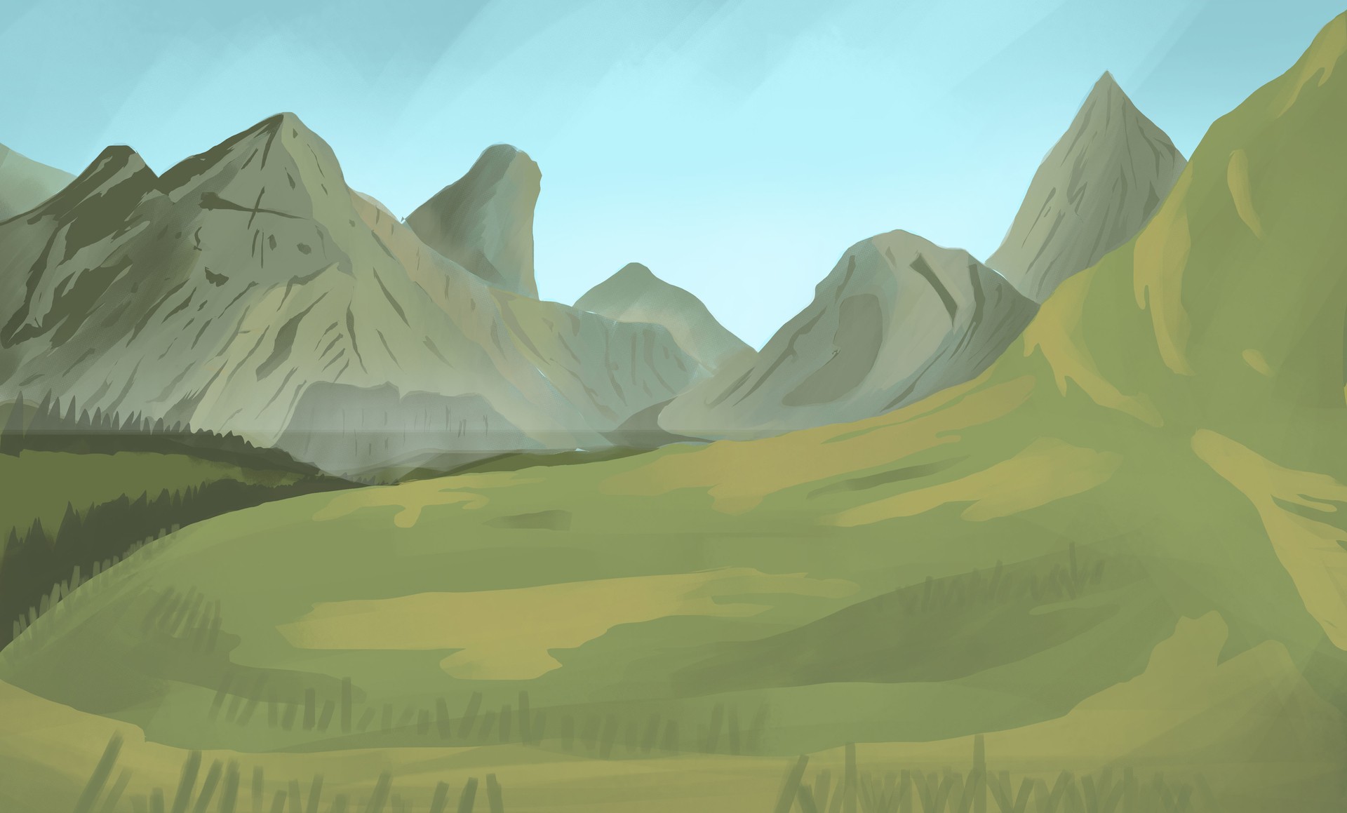 montagne par Clément Rousseau