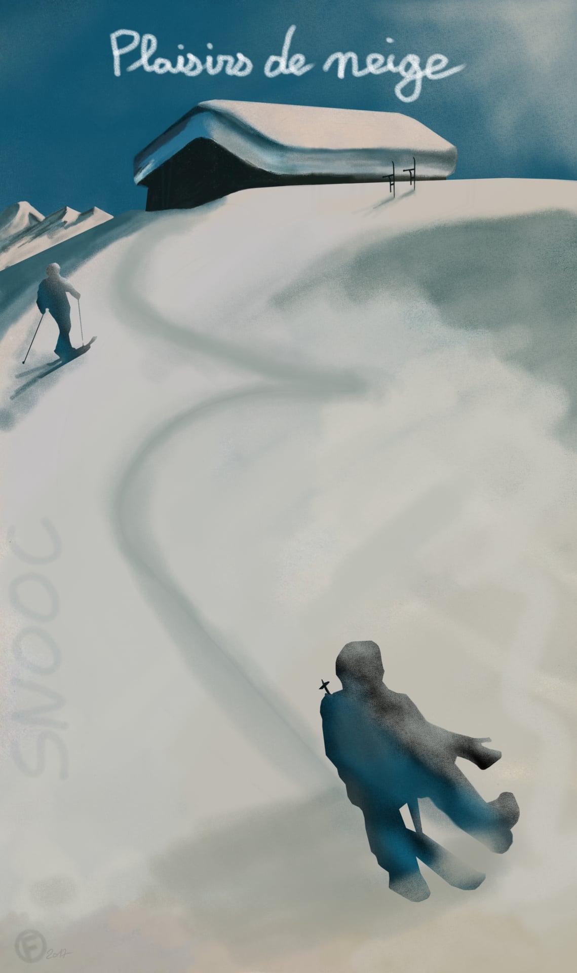 Plaisirs de neige - Snooc - format affiche JPEG par Pasquinel
