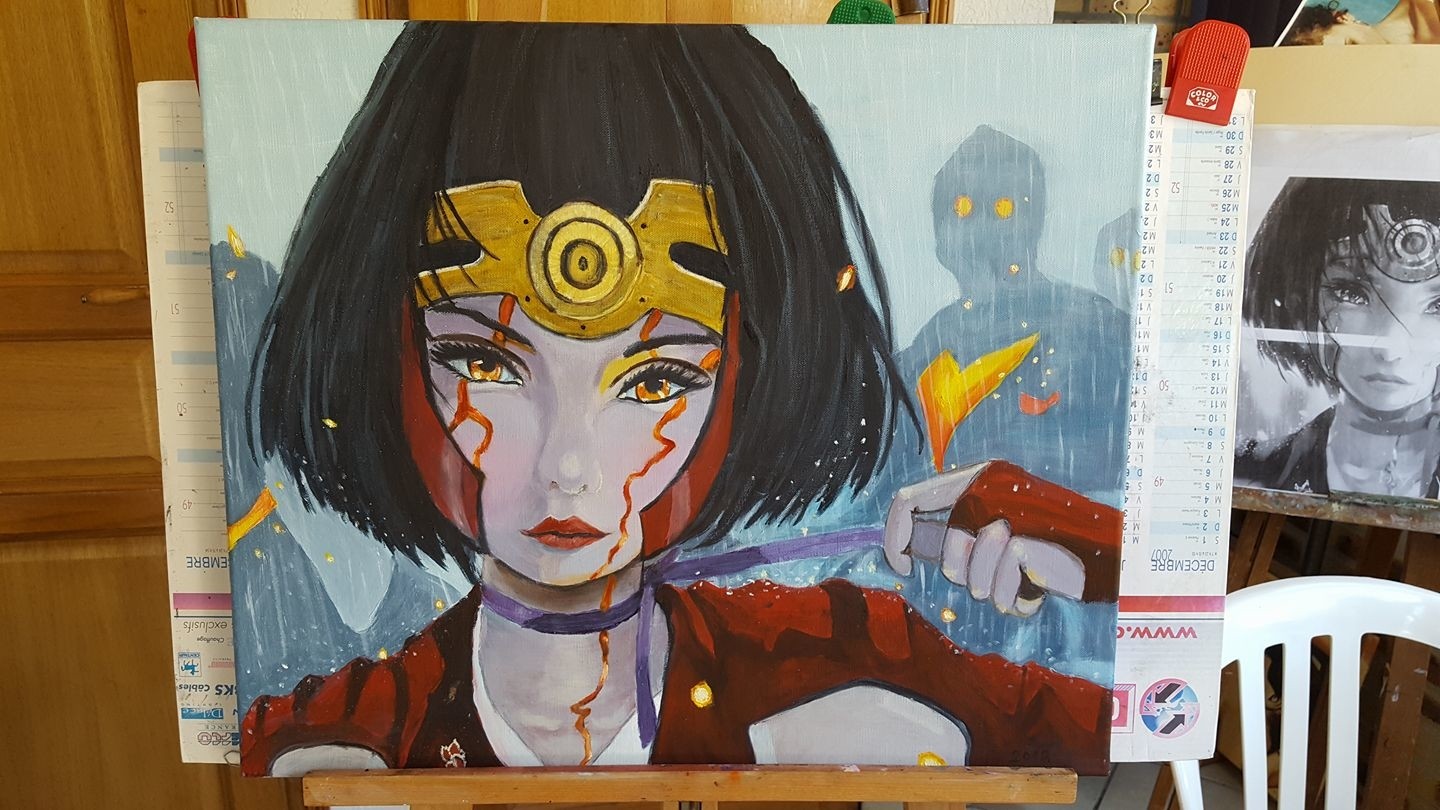 mumei-huile-etude wlop par Mako