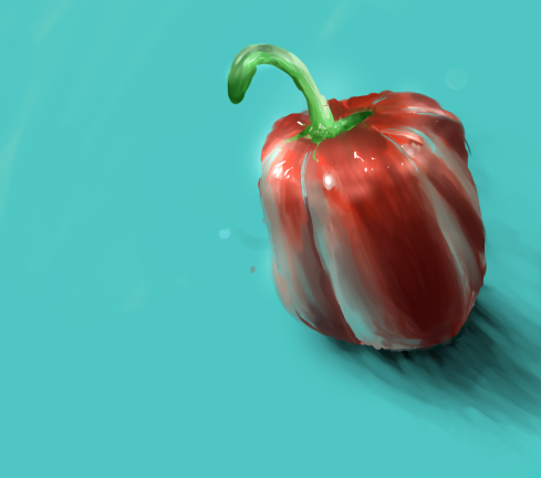 Second poivron réaliste par Esquimau0612