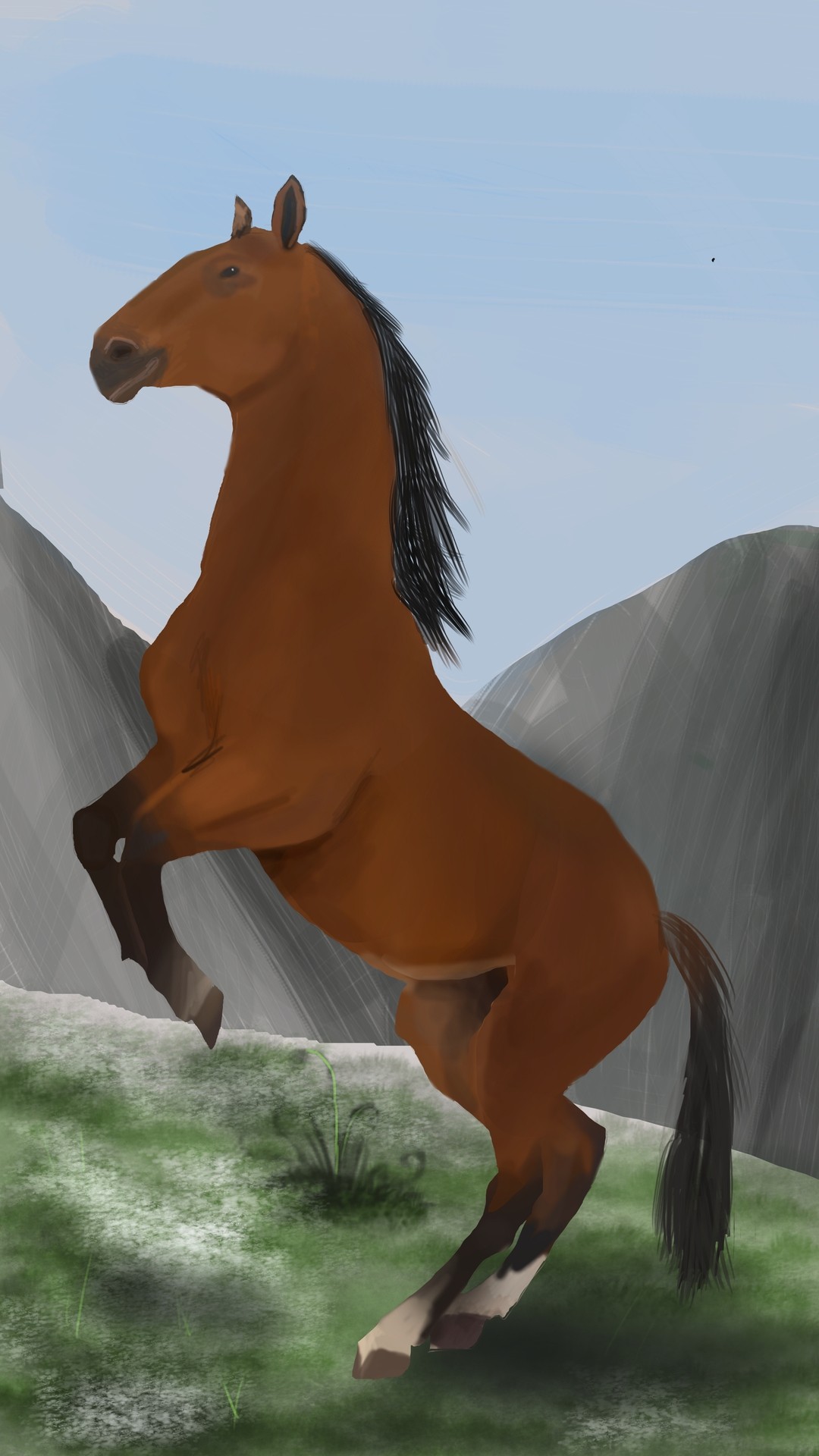 cheval par serpenteur