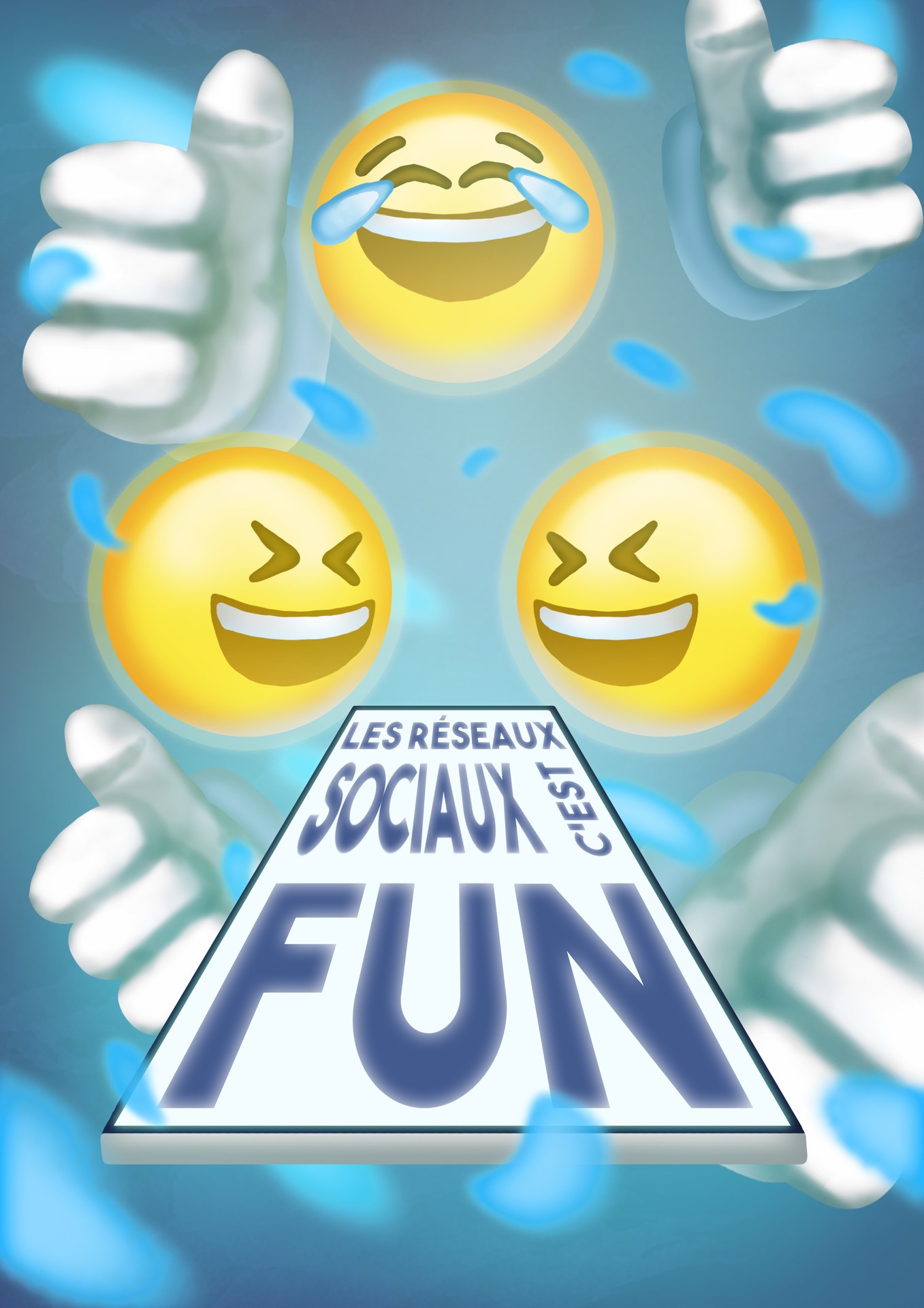 Les réseaux sociaux c'est fun par CHAMP2BLE