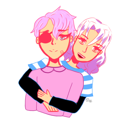 amane and adenium par Rilya