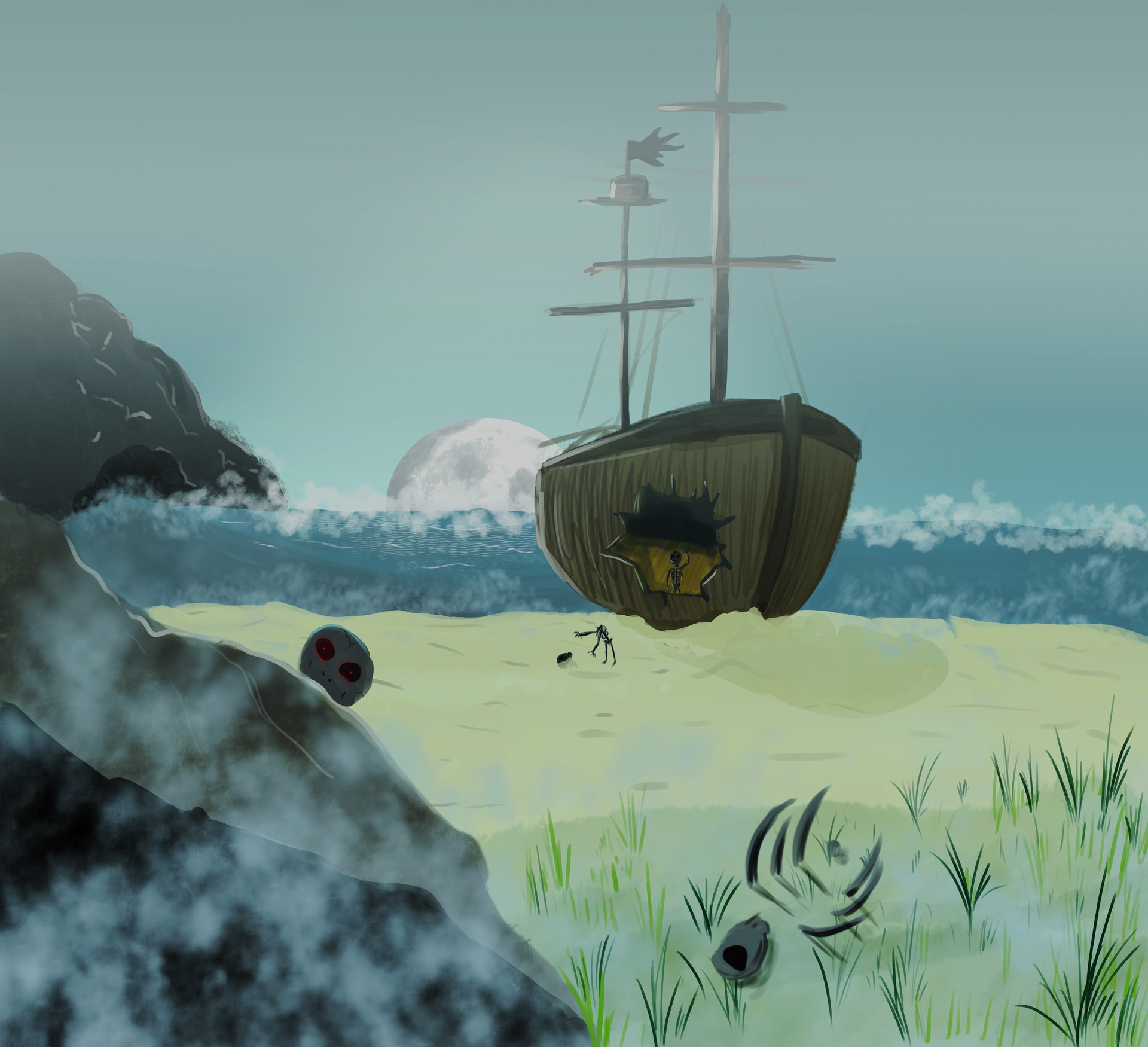 Plage maudite par PierreAr