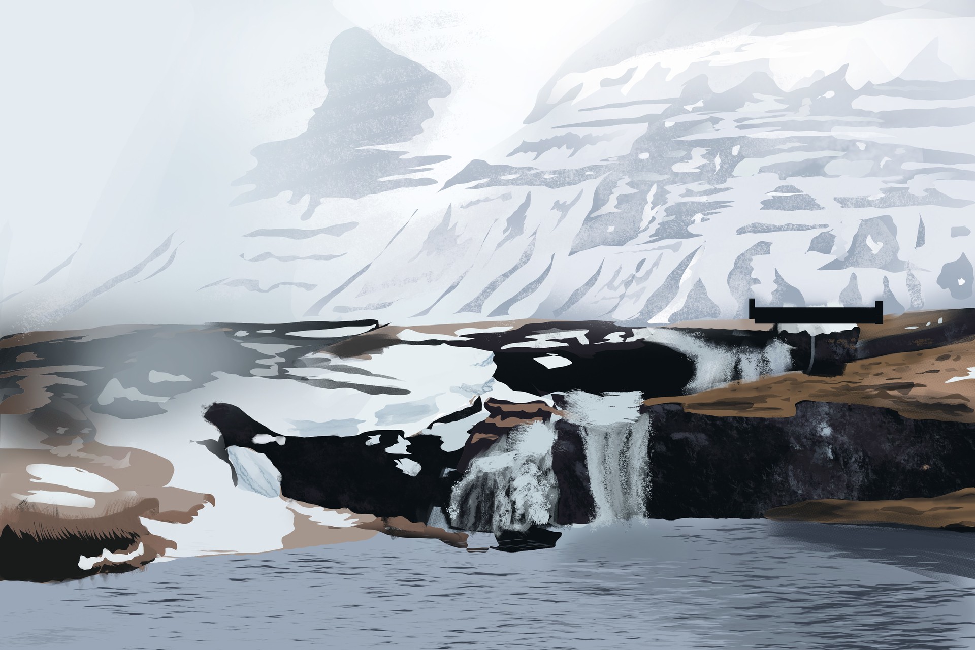 etude montagne1 par Félicien Verriest