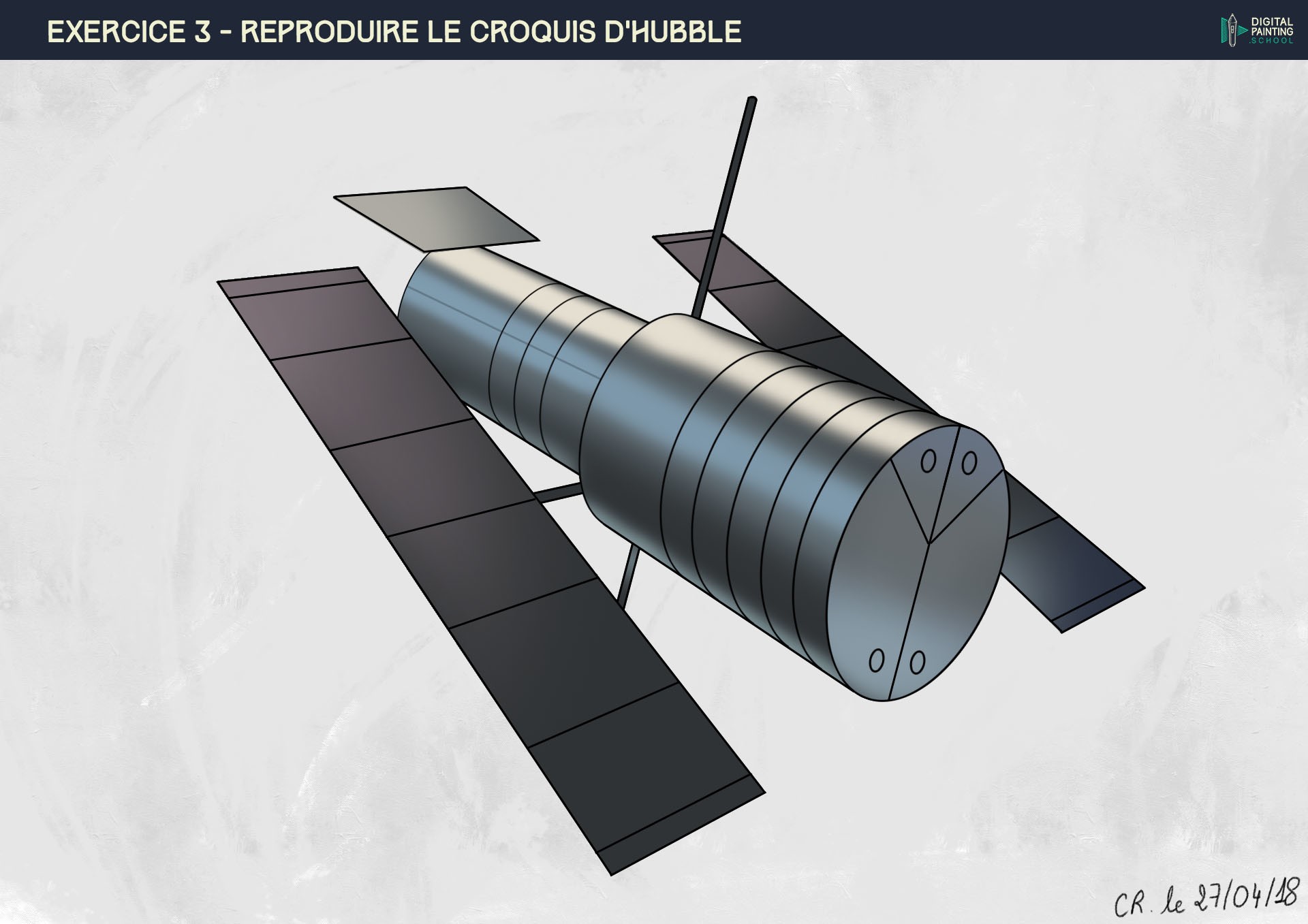 Le petit satellite Hubble par c.renau