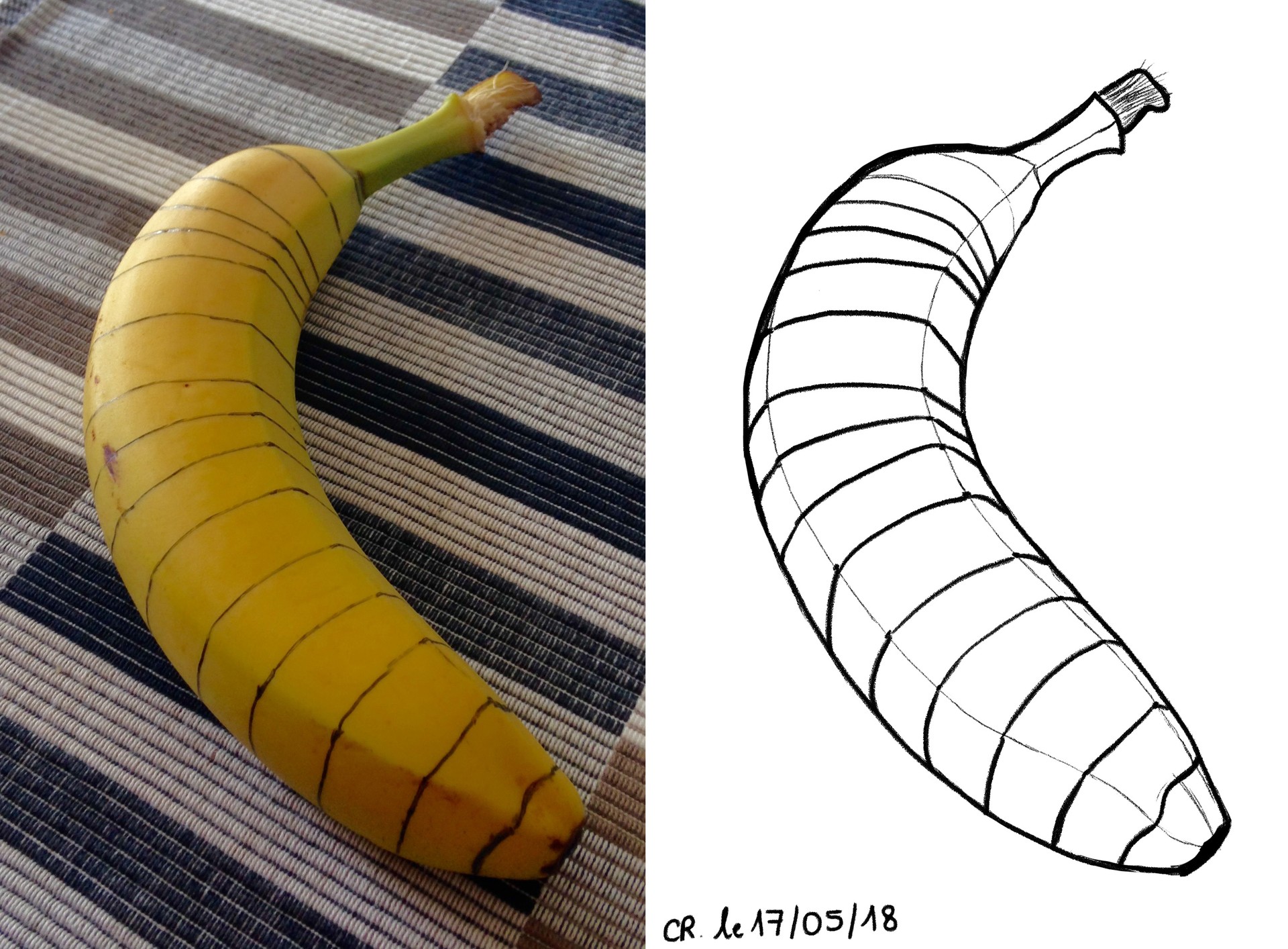 Ma banane en fil de fer par c.renau