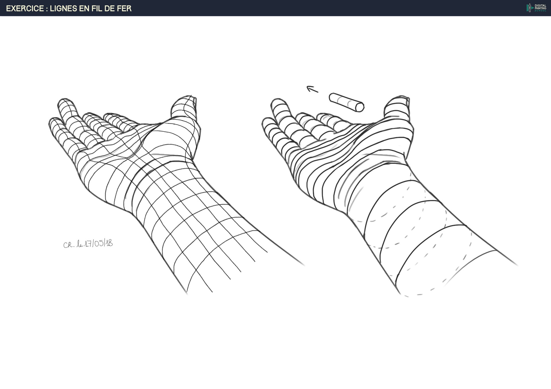 Fil de fer : une main par c.renau