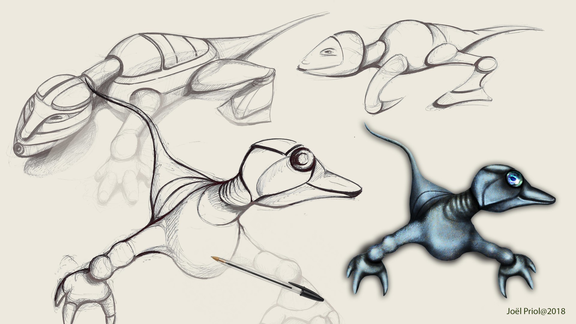 Joe's drawing 010 par Joel Priol