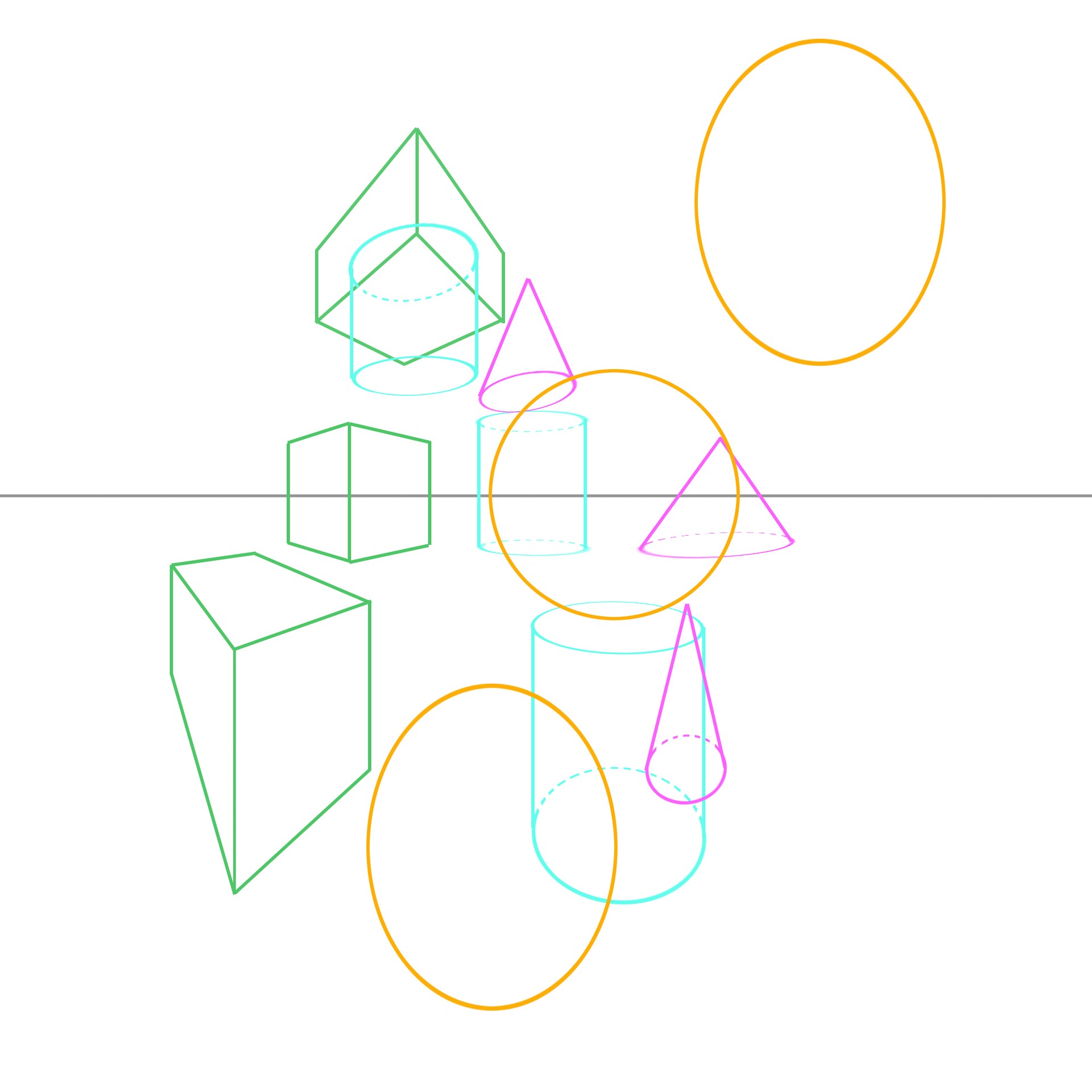 Perspective 2 points : volumes primitifs par c.renau