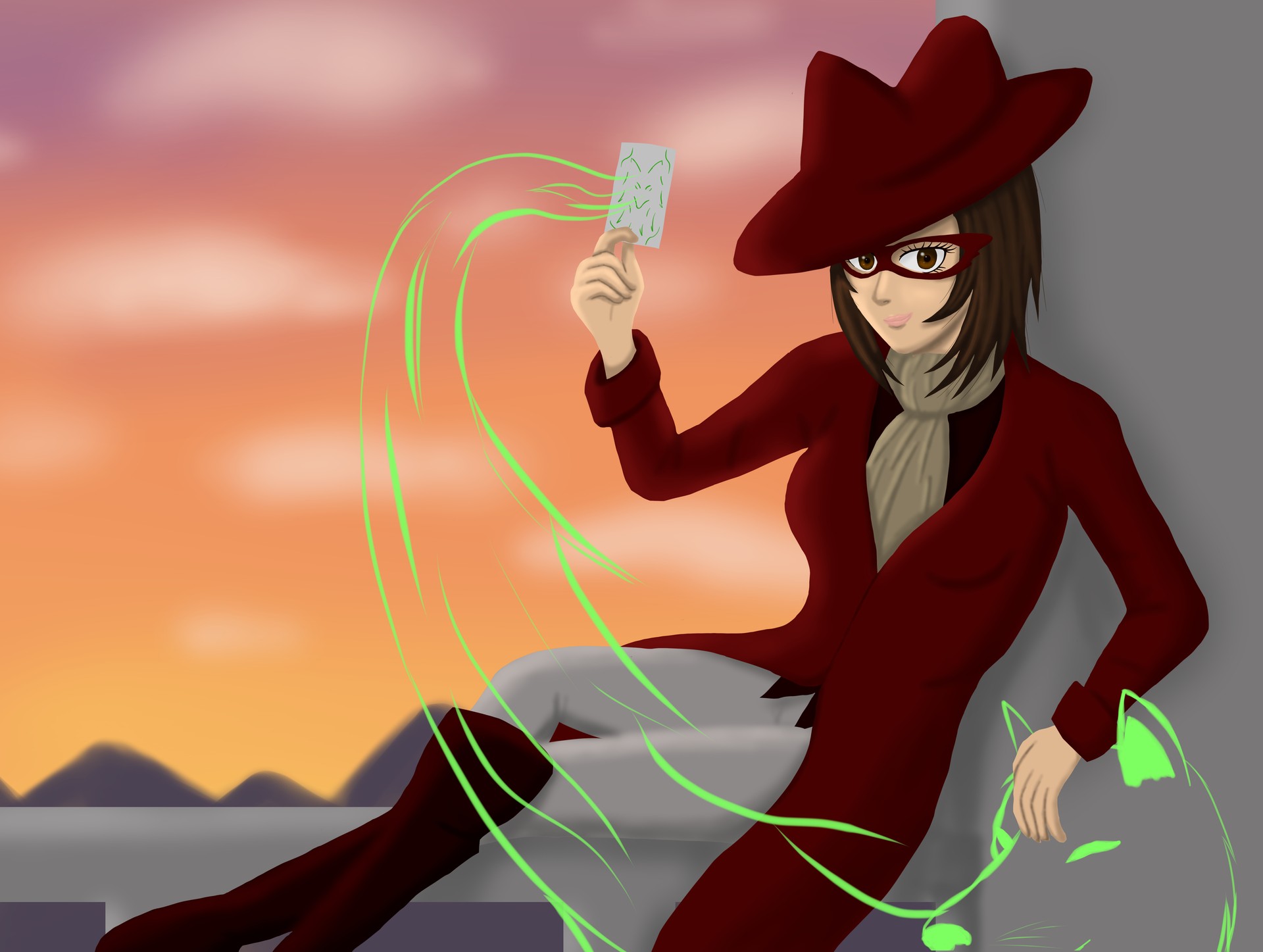 Fille masquée par Yayaki