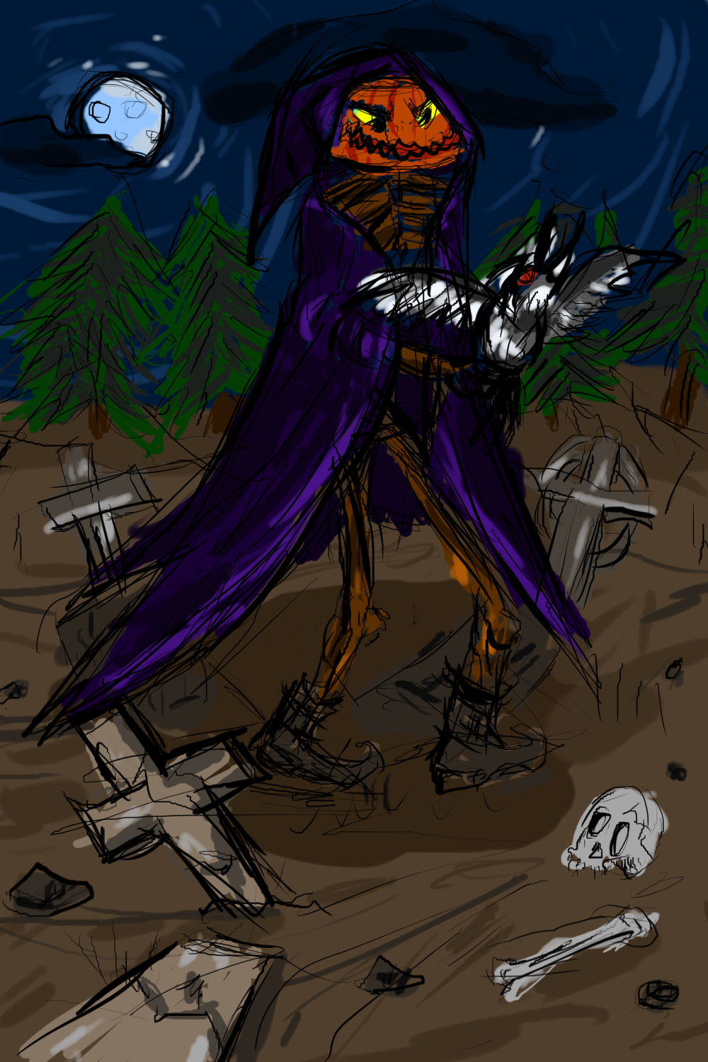 epouvante ail par Lucien Delmas