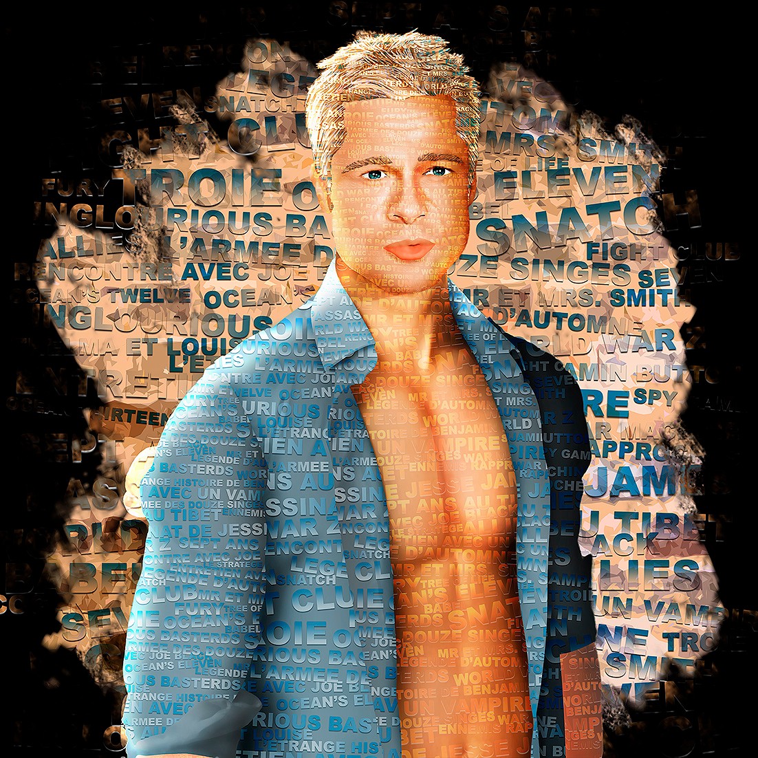 brad pitt  par Titeufzen