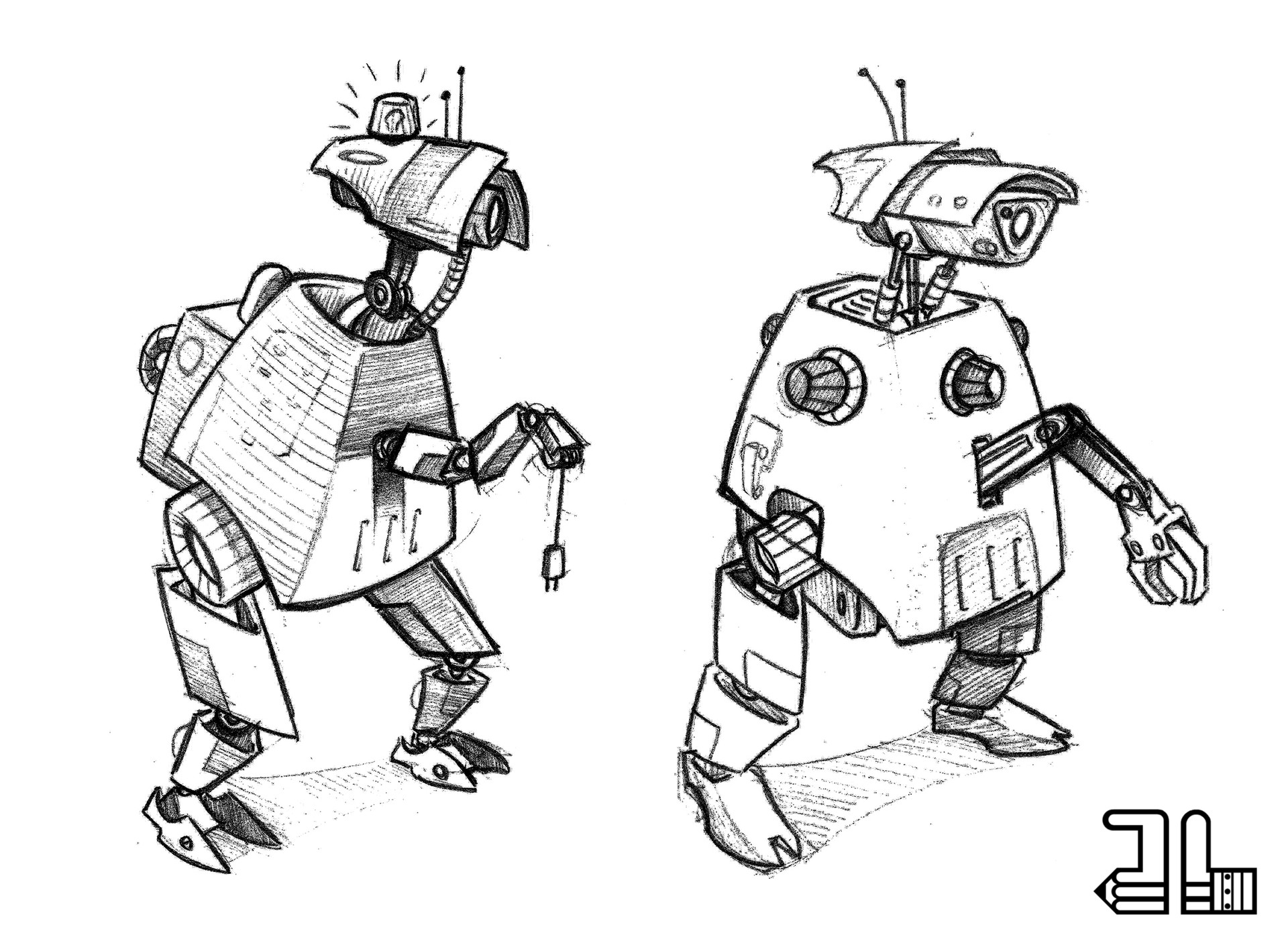 Mecha Design par Cyborgarou