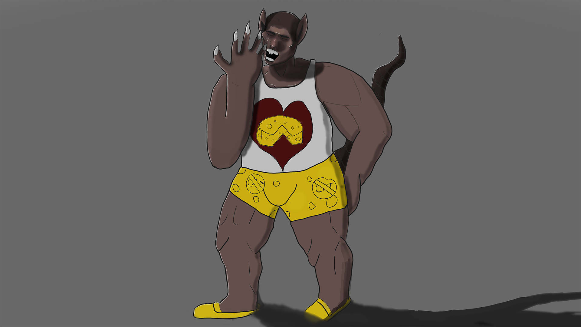 rat qui a la tête dans le cul par Korventheen