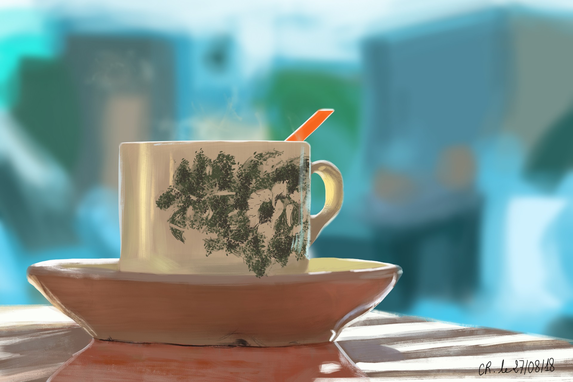 Etude d'une photo : la tasse par c.renau