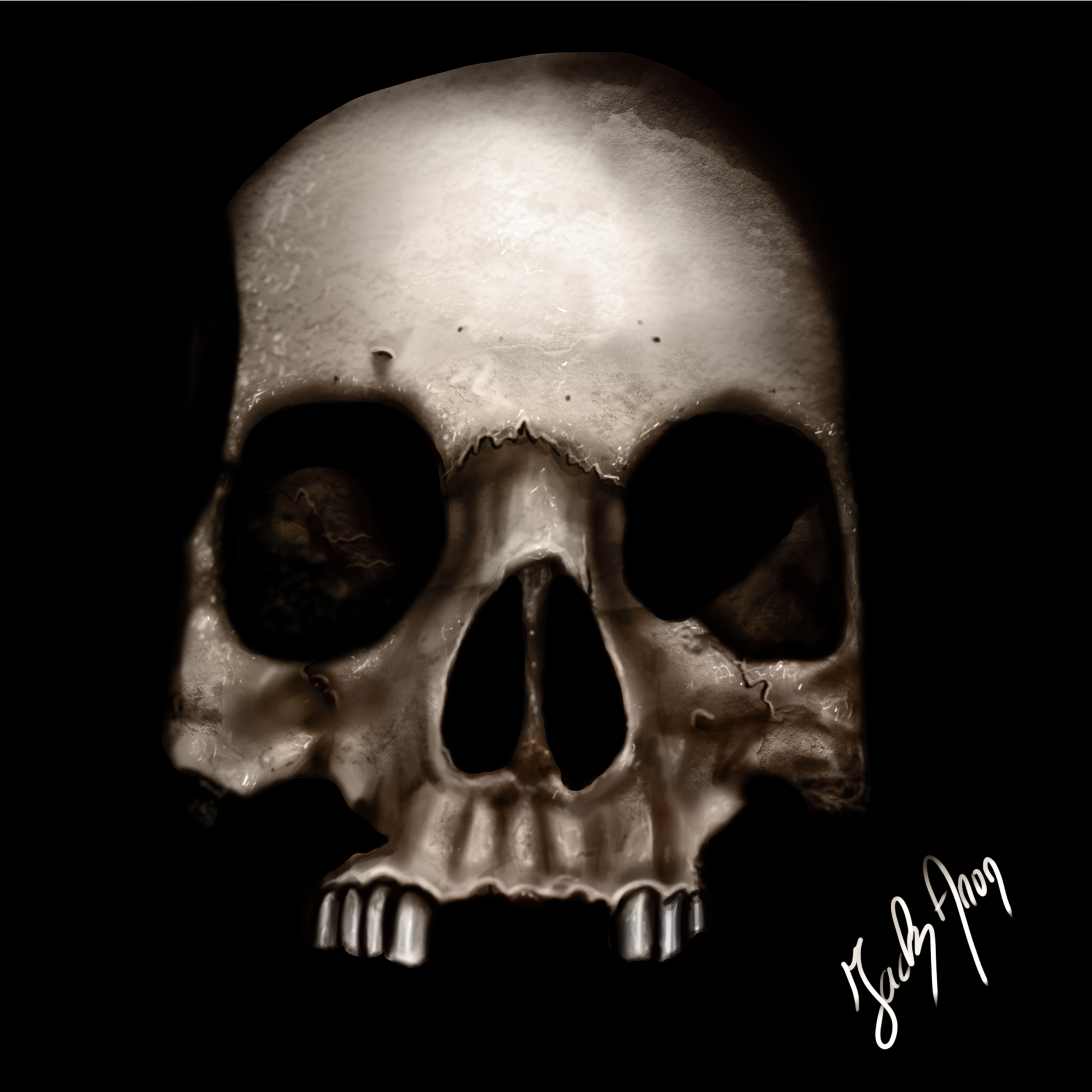 premier_essai_skull par Dylan Caussin