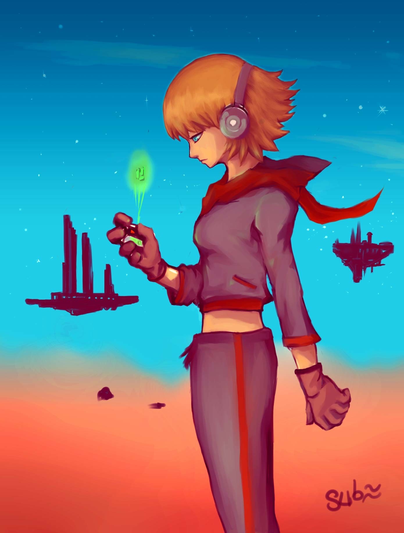 futurist girl par subakwa