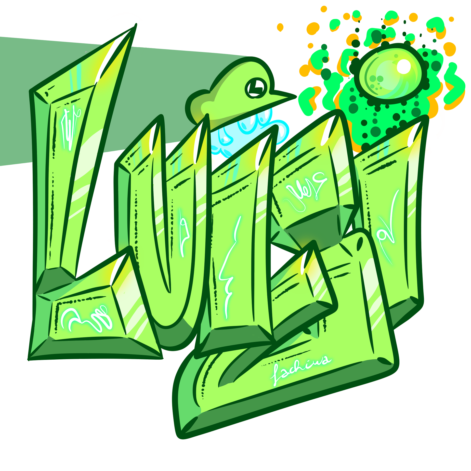 luigi graffiti fachiwa par fachiwa_FR70K