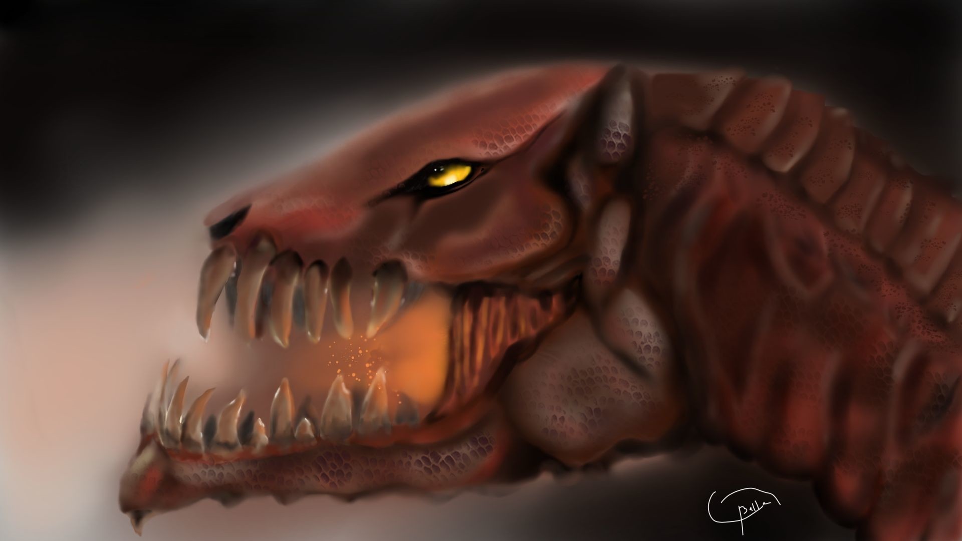 tête de monstre par RATUS