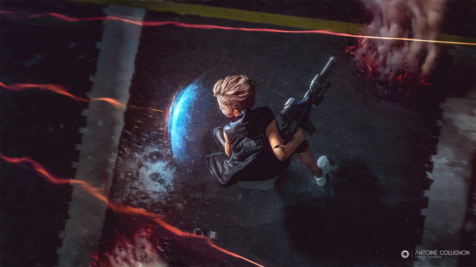 Teen Cyborg par Antoine Collignon