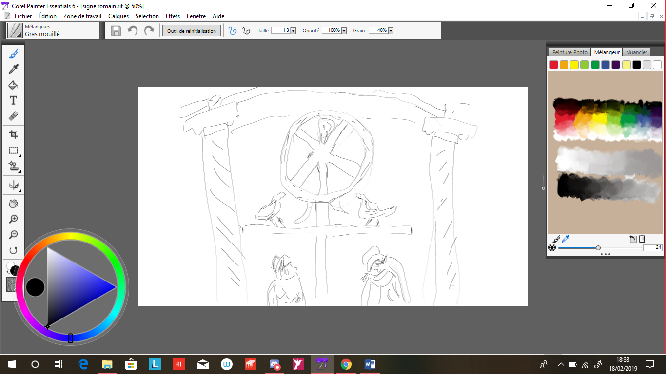 signe de l'empire romain bas empire par flavius