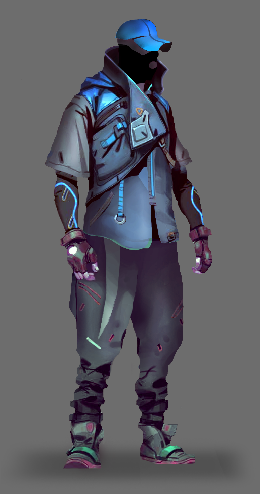 Mob_final_bleu par WeeDLemoNFiRe