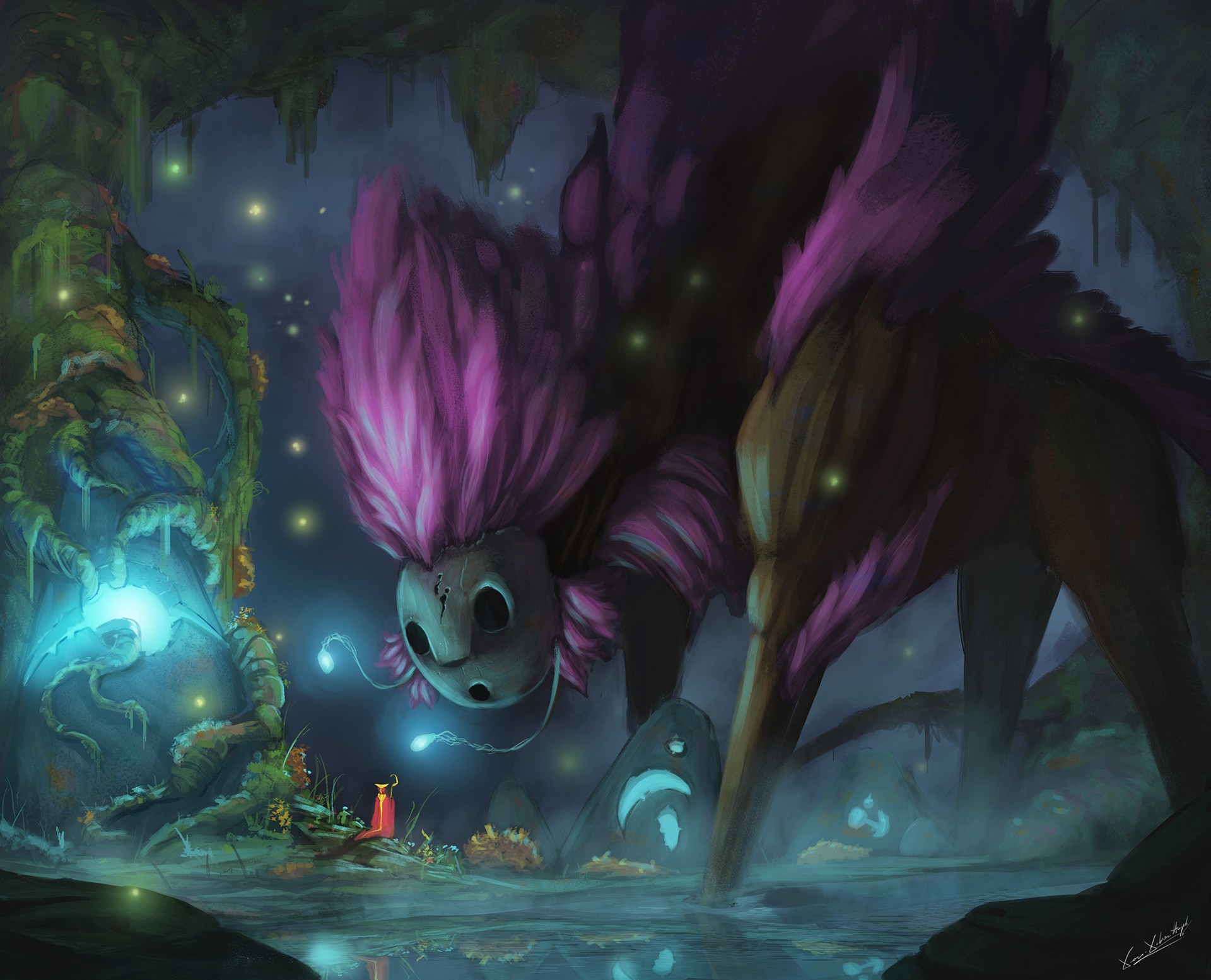 Créature curieuse par Xuan