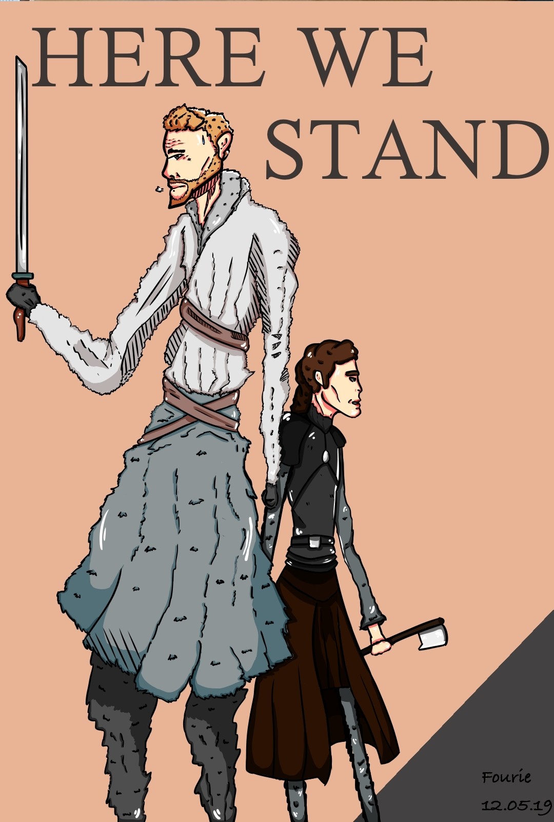 HERE WE STAND  par ThomasFOURIE