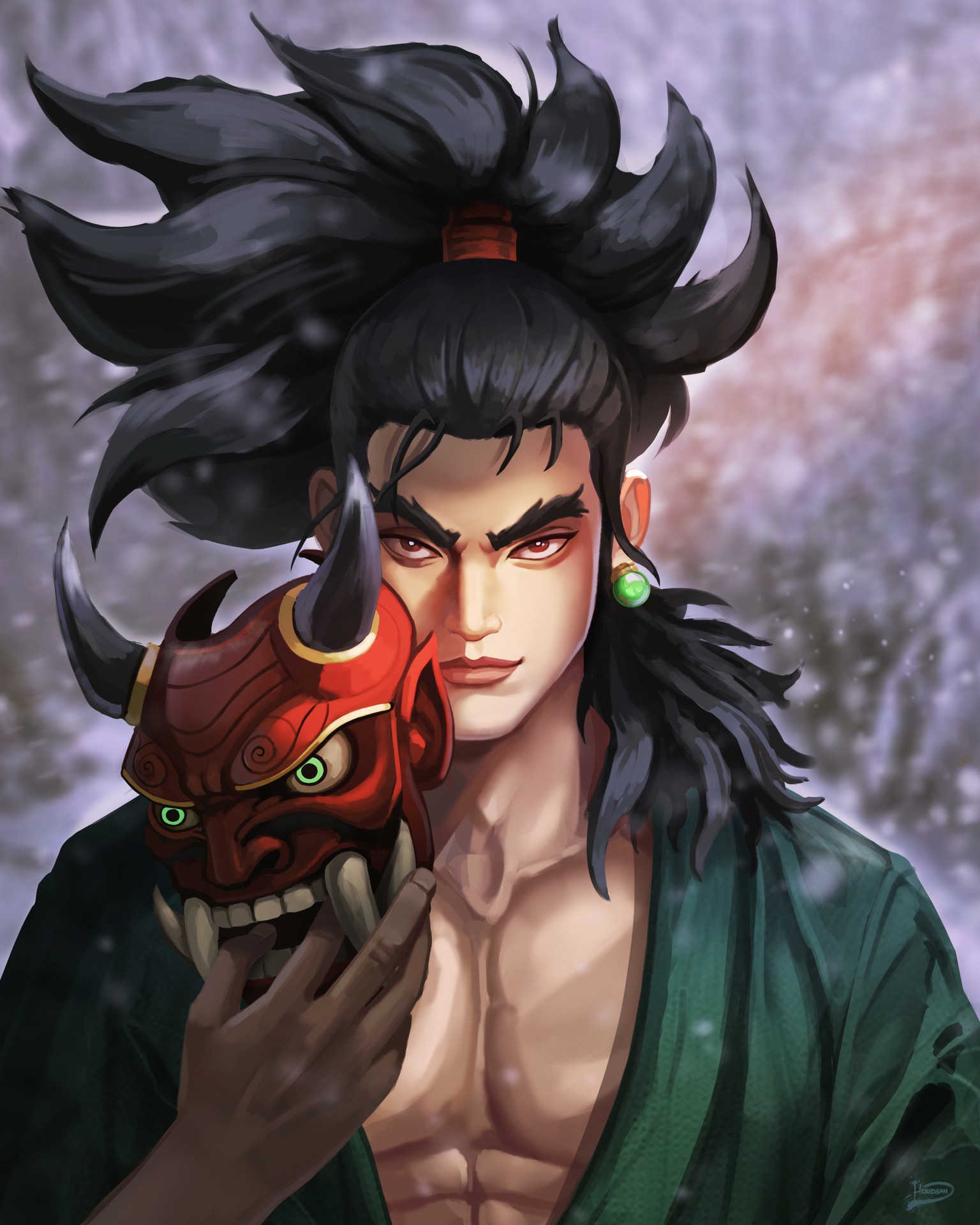Oc samoura horosan digital painting school