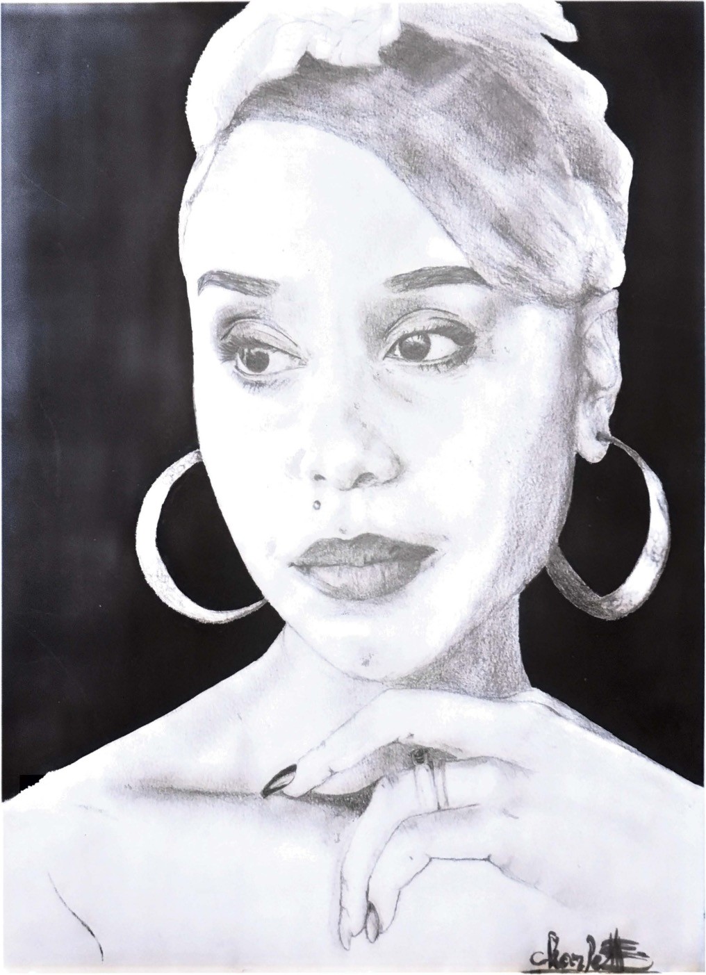 Portrait Black and White par shanonetcc