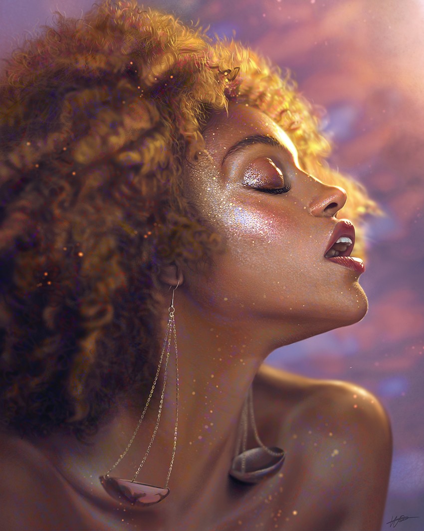 La chanteuse - portrait par Spartan de DPSchool