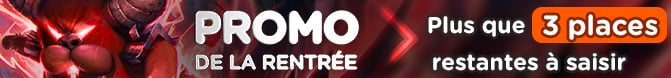 *-13% appliqués sur les gros cours, et 5% supplémentaire pour les élèves, non cumulable avec les offres en cours et pack, valable jusqu'au 10/09/2026 à 23h59 ou pour les 50 premiers acheteurs.