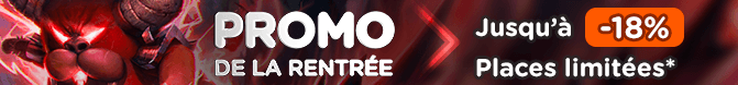 *-13% appliqués sur les gros cours, et 5% supplémentaire pour les élèves, non cumulable avec les offres en cours et pack, valable jusqu'au 10/09/2026 à 23h59 ou pour les 50 premiers acheteurs.