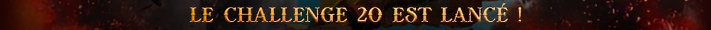 Lancement du challenge 20
